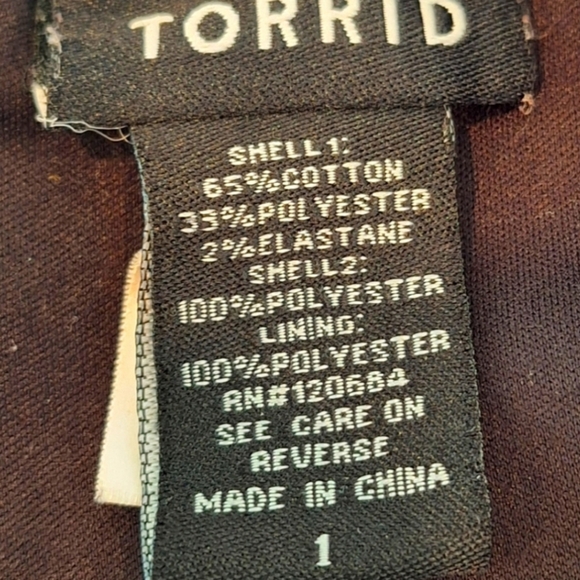 Torrid lace babydoll cami peplum top - Picture 8 of 9